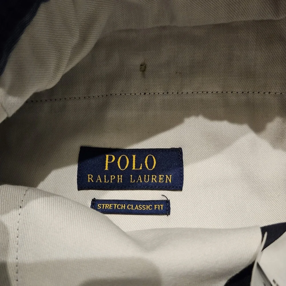 Polo Ralph Lauren Stretch Classic Fit Navy Blue Chino Shorts Men's Large NWT